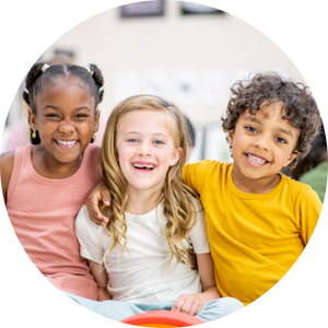  3 elementary students